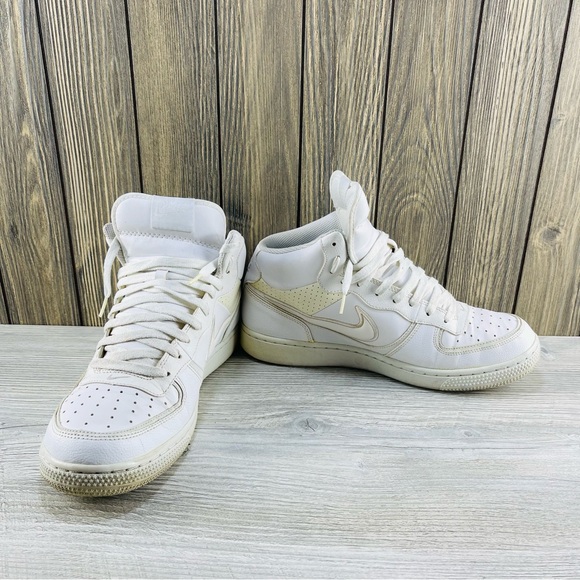 Nike Air Force 1 Mid  Sneakers Men\'s Shoes White/White Size: 10 main image 10